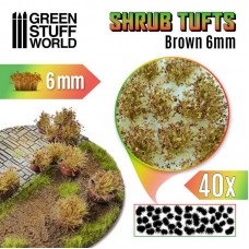 Shrubs TUFTS - 6mm self-adhesive - BROWN